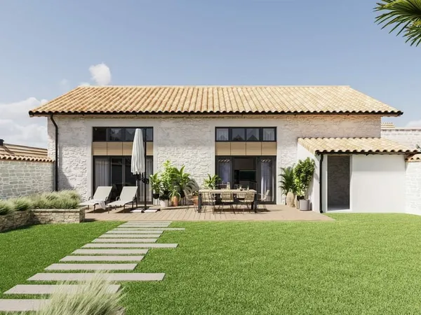 MAISON DE VILLE AVEC JARDIN
