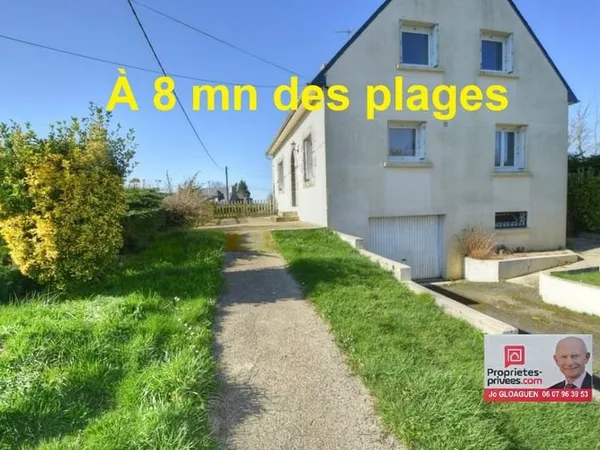 Maison 5 chambres sur 1200 m2 à 8 mn des plages
