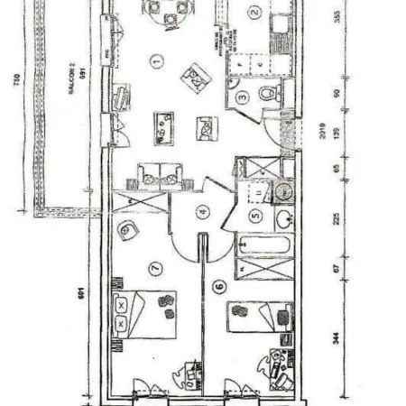 Appartement 1 pièce 67 m²