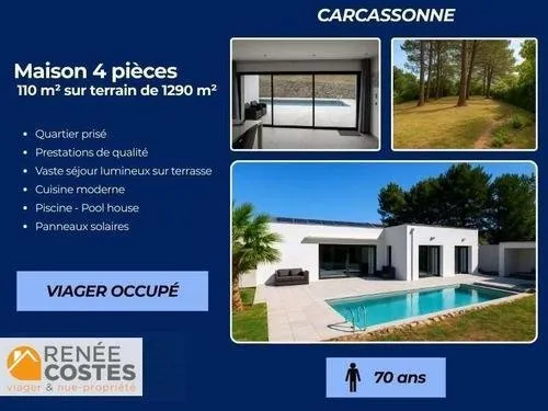 Viager occupé - H71 ans - CARCASSONNE (11000)