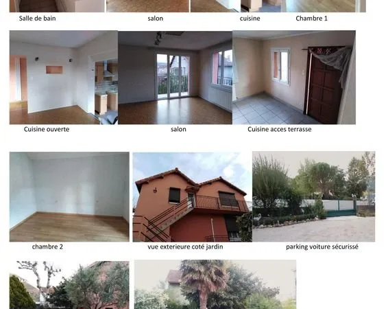 Loue T3 dans villa conviendrai a retraités