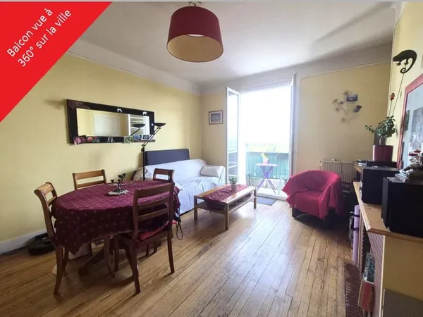 Appartement Le Havre/ Graville 3 pièces 63 m2 , 2 balcons