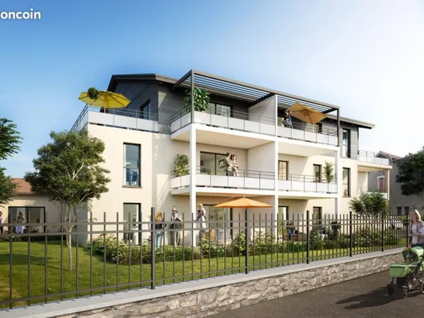 A louer t3 en meublé avec garage dans jolie résidence