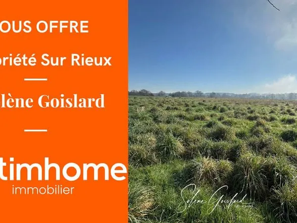 Terrain de 4200 m² avec une vue dégagée