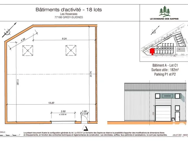 Local commercial 182 m²
