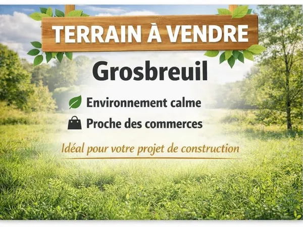 Terrain Grosbreuil 435 m2