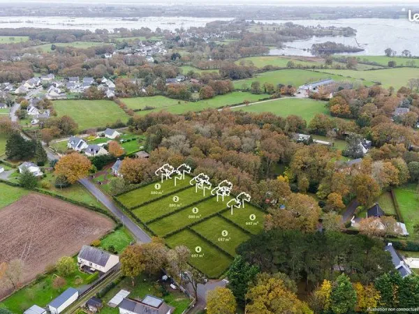 Terrain 697 m² Besne