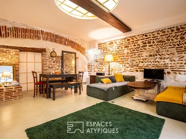 Appartement de charme articulé autour d'un patio au coeur de Perpignan