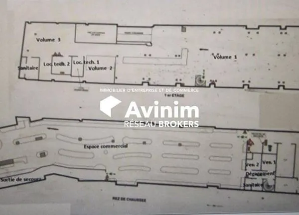 Local commercial 715 m²