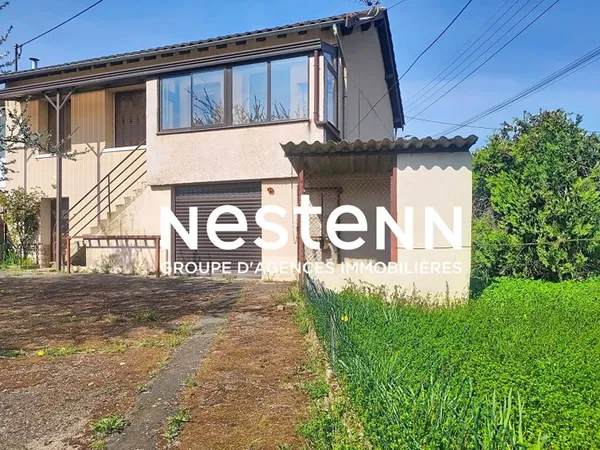 A vendre : maison sur sous sol avec jardin - Proche CHARNAY-LES-MACON (71850)