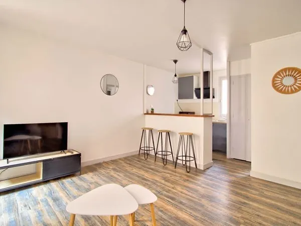 AGEN CENTRE - Appartement meublé et rénové au sein d'une résidence sécurisée en centre-ville