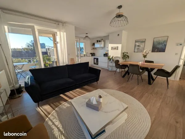 T3 lumineux avec terrasse et garage - 70 m²