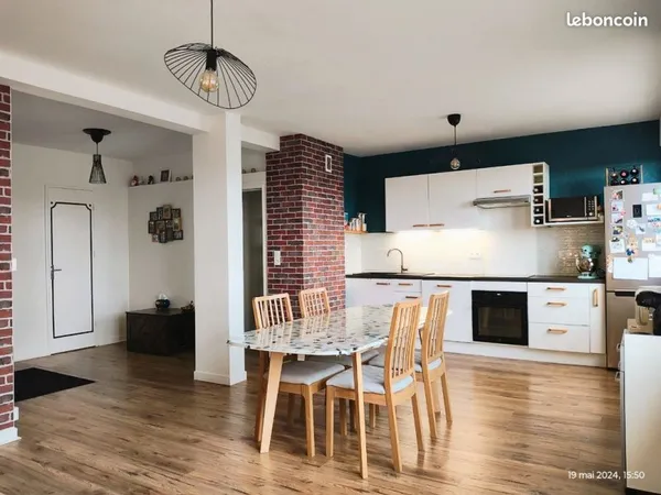 Appartement 72m2 balcon + garage