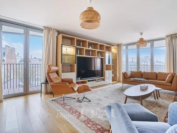 Paris 16eme - Auteuil, 153 m² quatre chambres, balcons/terrasses de 53 m²