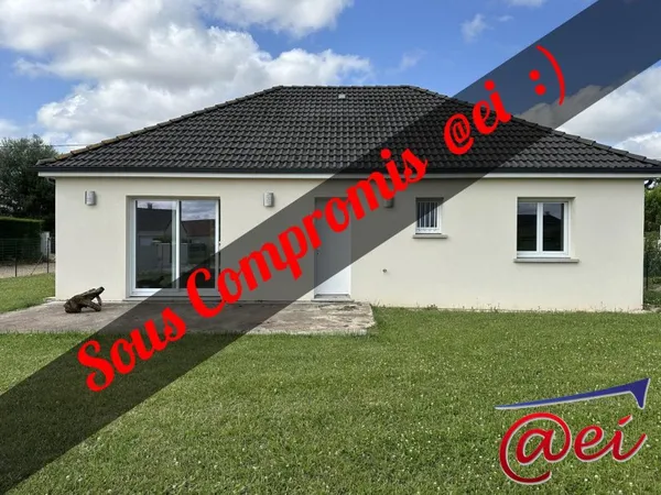 Maison de plain-pied récente type 4 sur 650 m² de terrain