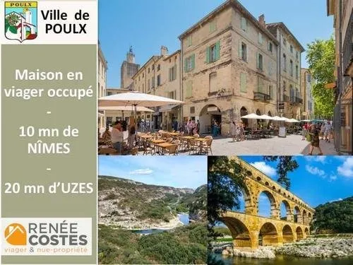 Viager occupé - F76-H70 ans - UZES (30700)