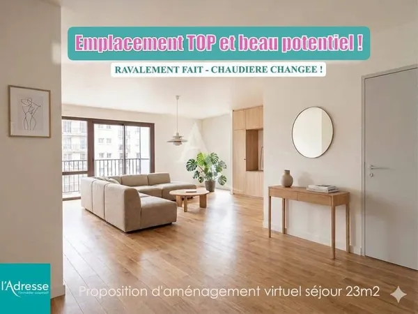 Appartement 3 pièces 60 m²
