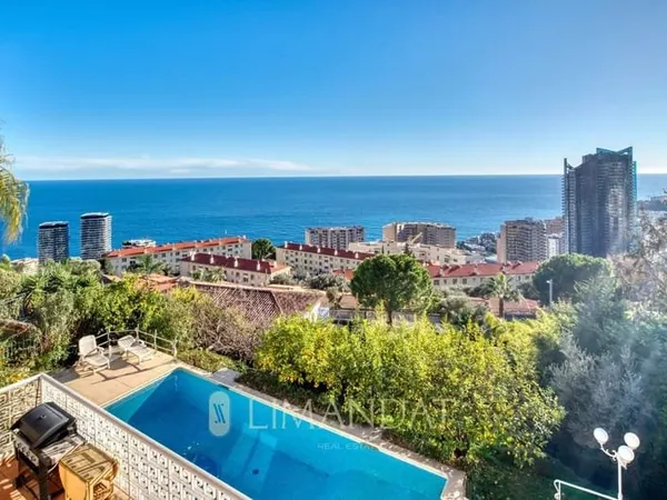 Beausoleil - Villa 165 m2, jardin, piscine, vue panoramique mer et Monaco