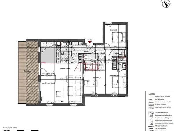 APPARTEMENT T4 AVEC TERRASSE