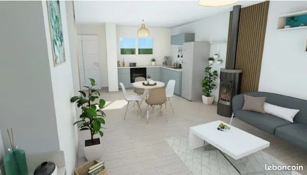 Maison 2 pièces 55 m²