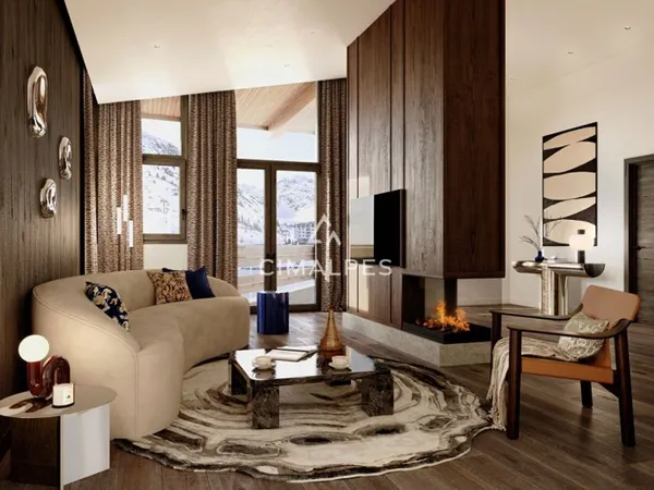 Appartement neuf avec 4 chambres et coin montagne