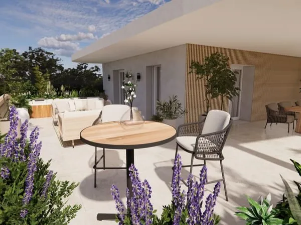 UNIQUE SUR HENDAYE - Penthouse de 120 m2 + Terrasse de 135 m2 vue montagnes