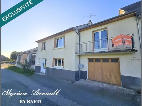 Maison Grange et Carport sur terrain de 1744 m²