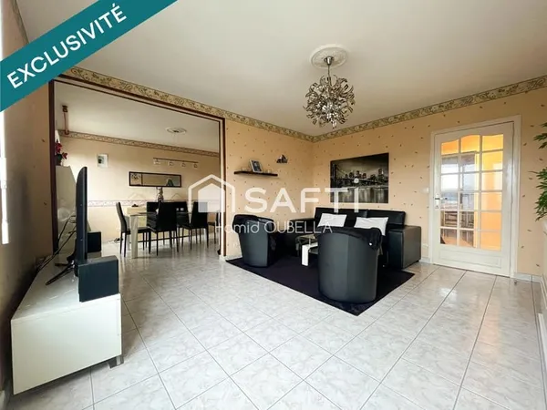 COULAINES - SUPERBE T4 LUMINEUX DE 95 m² AVEC GARAGE & CAVE