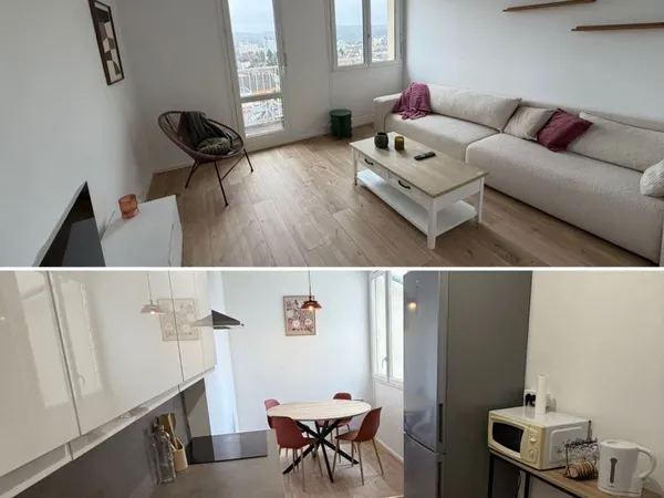 Colocation - 2 chambres - t3 meublé 60m2 - montrapon (besancon)