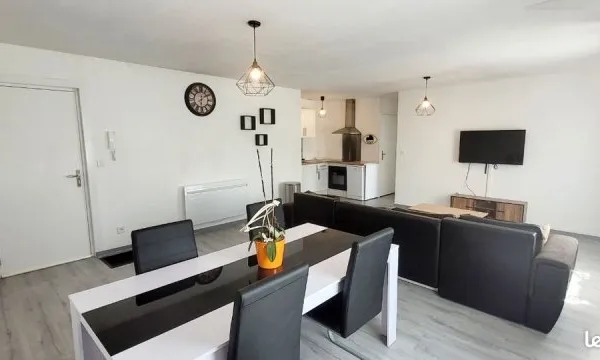 T2 56m2, meublé, spacieux et lumineux avec box de stockage