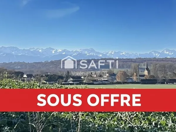 Votre rêve prend racine : Terrain de 2000 m² avec VUE PANORAMIQUE sur les Pyrénées !
