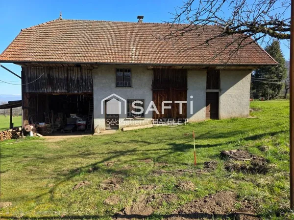 Grange en pierre à rénover, beau potentiel à Trévignin !