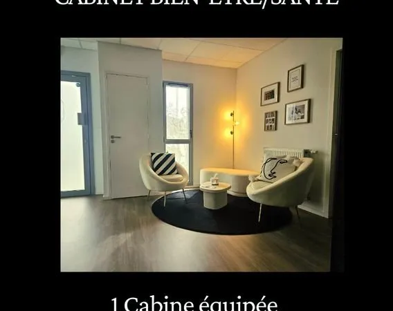 Location cabine de soin/bureau dans pôle santé. Parking gratuit