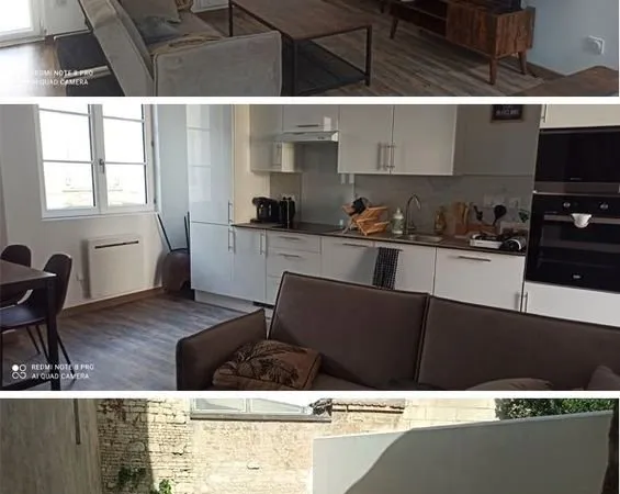 Magnifique T3 Indus duplex meublée
