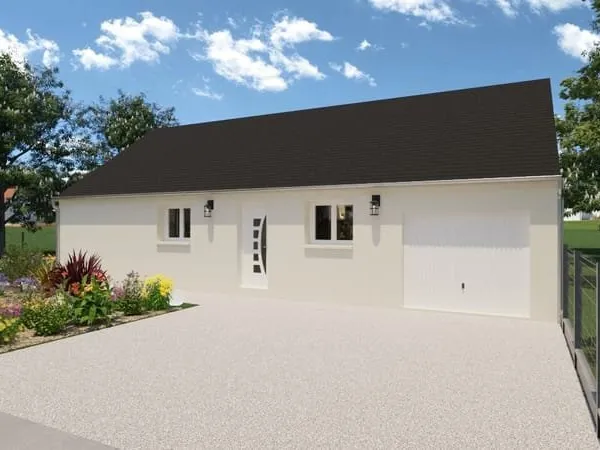 TERRAIN + MAISON 4 CHAMBRES + GARAGE à Montlouis-sur-Loire