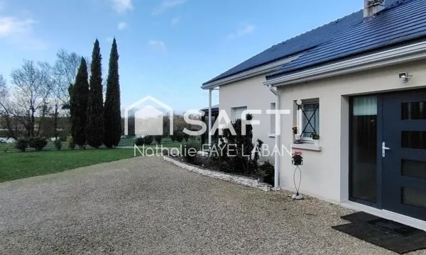 Maison plain pied vue imprenable sur la Vienne