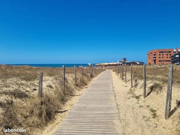 T1bis avec accès privatif à la plage Santocha de Capbreton
