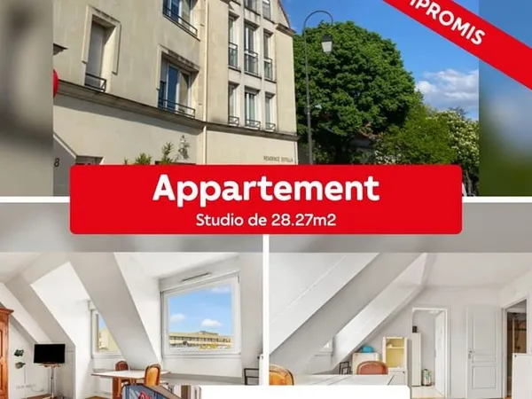 Appartement 1 pièce 28 m²