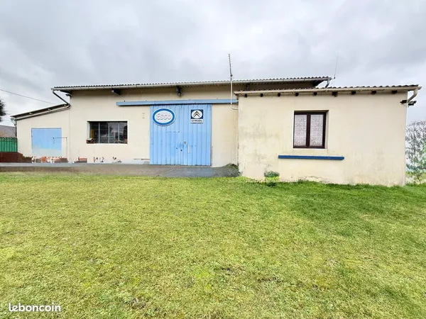 Maison + garage + dépendances