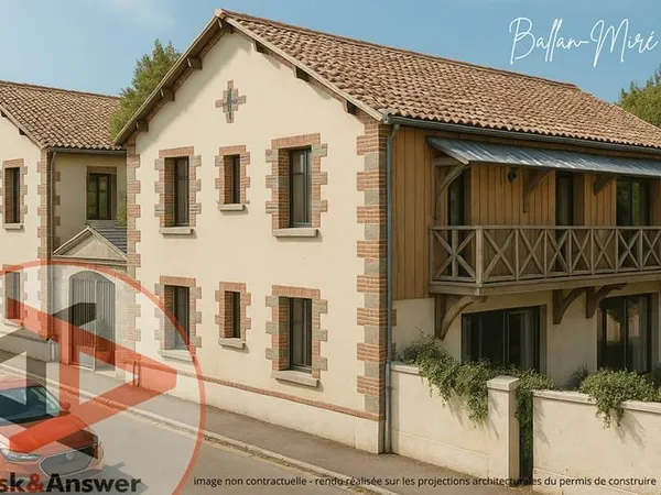 Appartement Ballan Mire 2 pièce(s) 41 m2