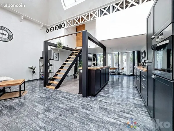 Loft 2 pièces 66 m²