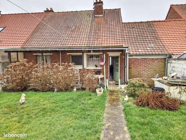 Une maison mitoyenne de 72,1 m²