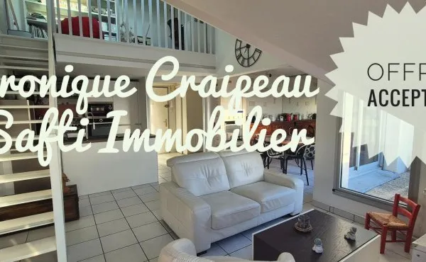 Charmant duplex en dernier étage avec 3 chambres, terrasse plein ouest, garage fermé dans résidence 