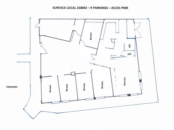 Local commercial 238 m²