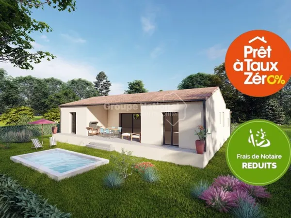 Maison neuve Aubignan sur un terrain clos de 538 m2 environ