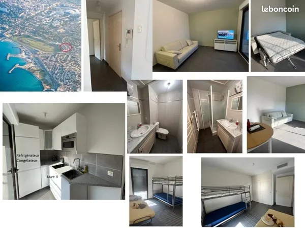 Location T2 meublé ou éventuellement nue - 13008 Borely