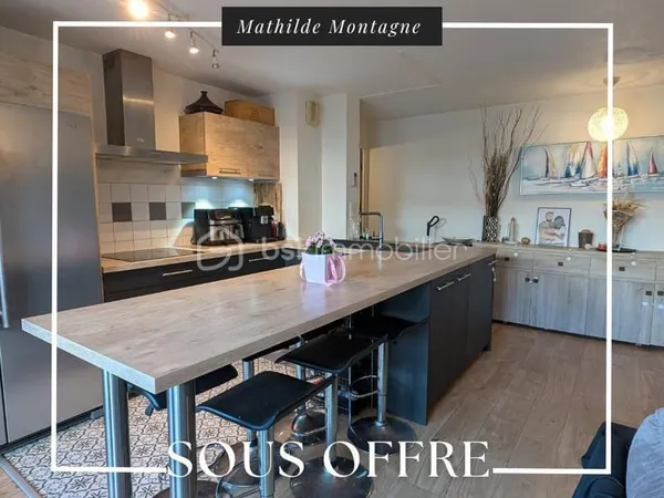 Appartement T3 en rez-de-jardin, résidence sécurisée avec piscine