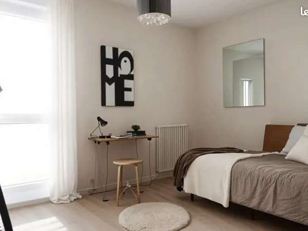 Appartement - 3 pièces - Caen résidence étudiante à 9 min à pied du campus