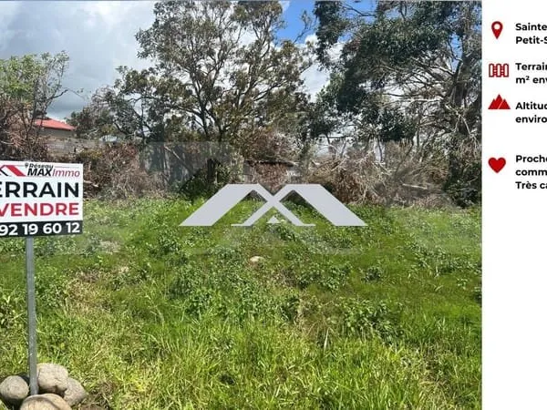 Grand terrain plat 1980 m² Sainte-Anne