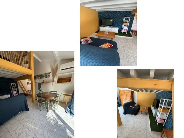 Appartement studio meublé, piscine, parking -Hyères les Palmiers